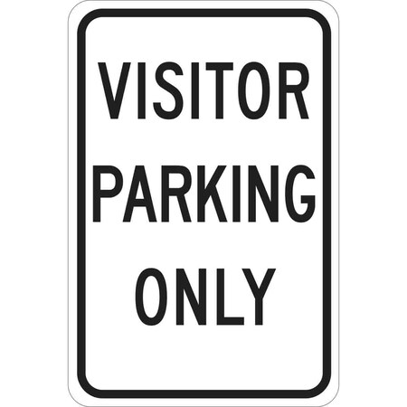 Brady Parking Sign, 18"H, 12"W, Fiberglass, 75227 75227